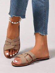 French Elegant Thick Bottom Wedge Sandals