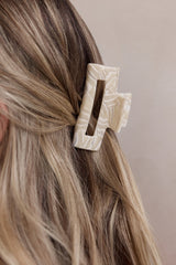 City Of Love Claw Clip Yellow