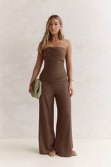 Laidback Lover Strapless Set Brown
