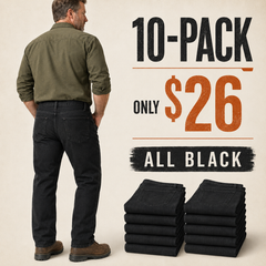 π₯ Last Day Promotion β¨ Menβs Stretch Flex Jeans | 7-Pocket Comfort Denim Pants | Slim Fit Casual Trousers with Functional Pockets for Everyday Wear π