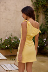 Xanthe Kisses Mini Dress Yellow