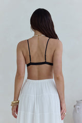 Luvella Lace Bralette Black