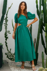 Ocherous Maxi Dress Green