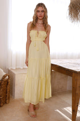 Heartbreaker Maxi Dress Yellow