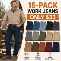 🔥 Last Day Promotion ✨ Men’s Stretch Flex Jeans | 7-Pocket Comfort Denim Pants | Slim Fit Casual Trousers with Functional Pockets for Everyday Wear 👖