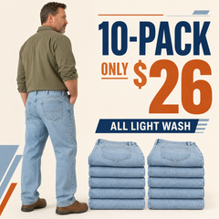 🔥 Last Day Promotion ✨ Men’s Stretch Flex Jeans | 7-Pocket Comfort Denim Pants | Slim Fit Casual Trousers with Functional Pockets for Everyday Wear 👖