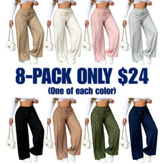 Women's Wide Leg Casual Pants